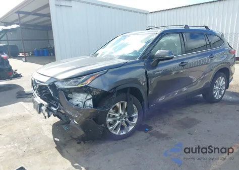 2021 Toyota Highlander Hybrid Limited z USA, uszkodzony, nr VIN 5TDXBRCHXMS536715